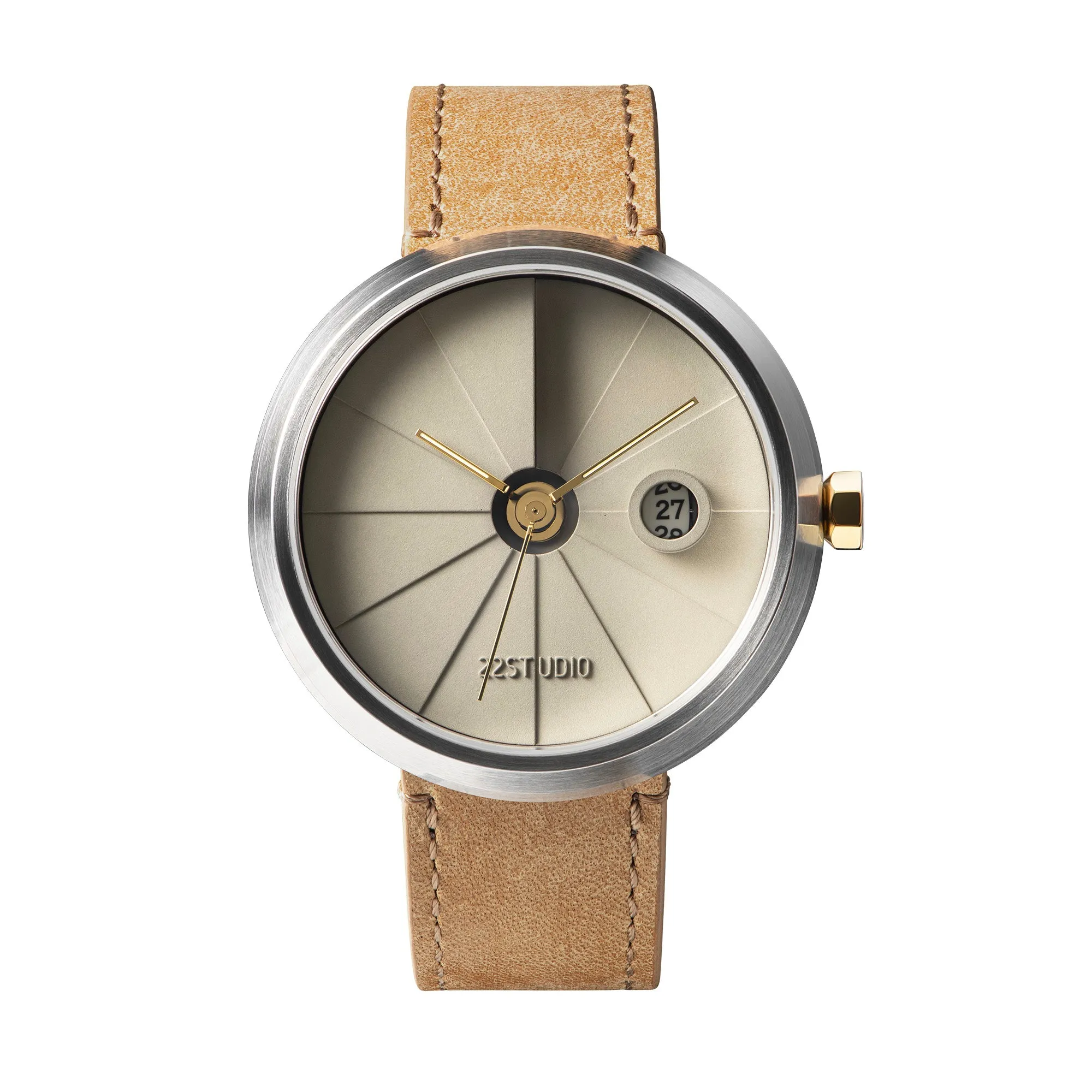 4D Concrete Watch 44mm Beige Edition