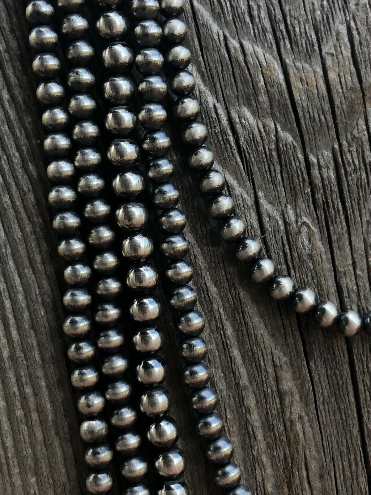 5mm Navajo Pearl Beaded Necklace