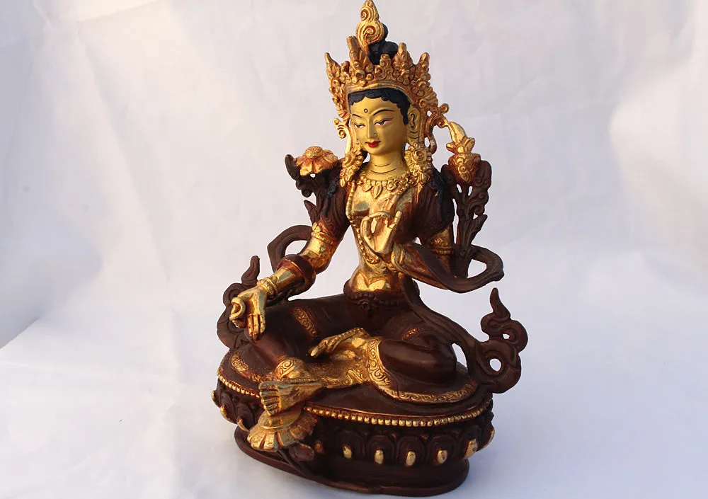 6 Inch High Green Tara Statue