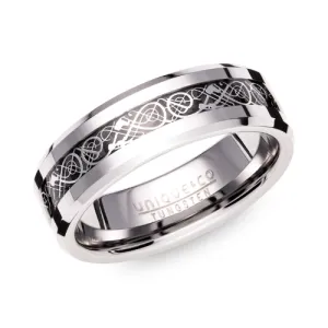 7mm Celtic Tungsten Ring