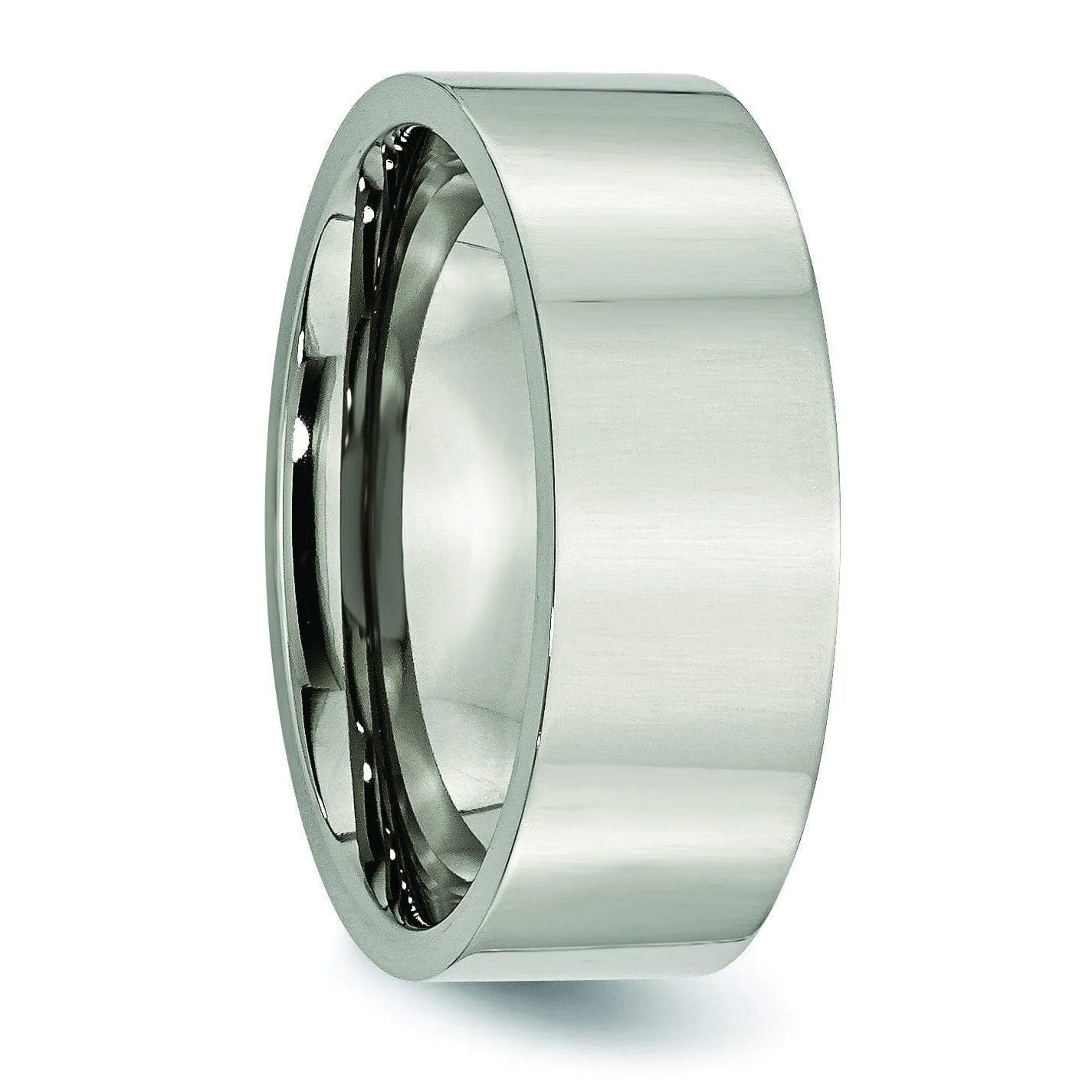 8mm Titanium Mens Ring