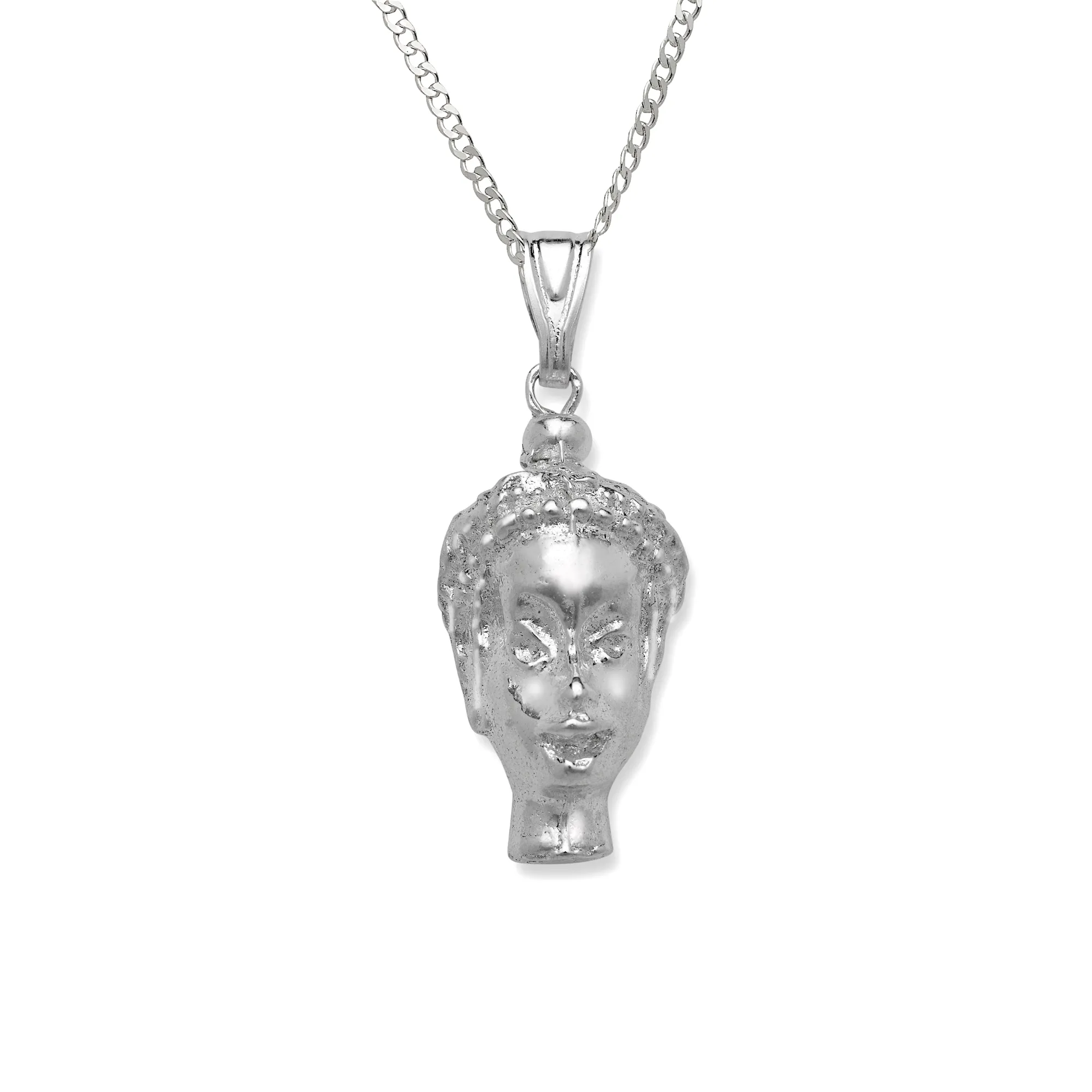 Afro Queen .925 Sterling Silver Pendant Necklace