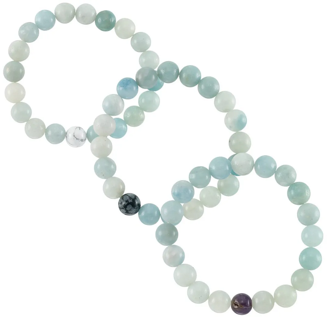 Amazonite Stone Stretch Bracelet