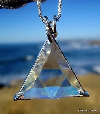 Angel Aura Star of David Vogel Crystal Pendant