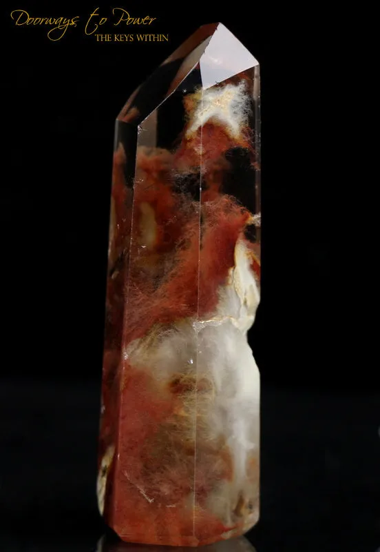 Angel Phantom Amphibole Master Initiation Channeling Quartz Crystal Point