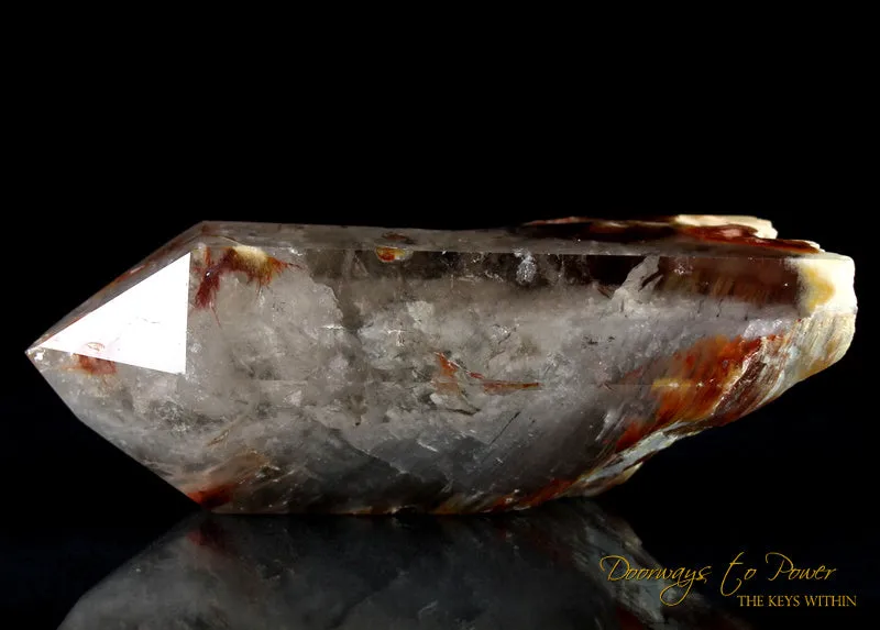 Angel Phantom Amphibole Quartz Channeling Crystal