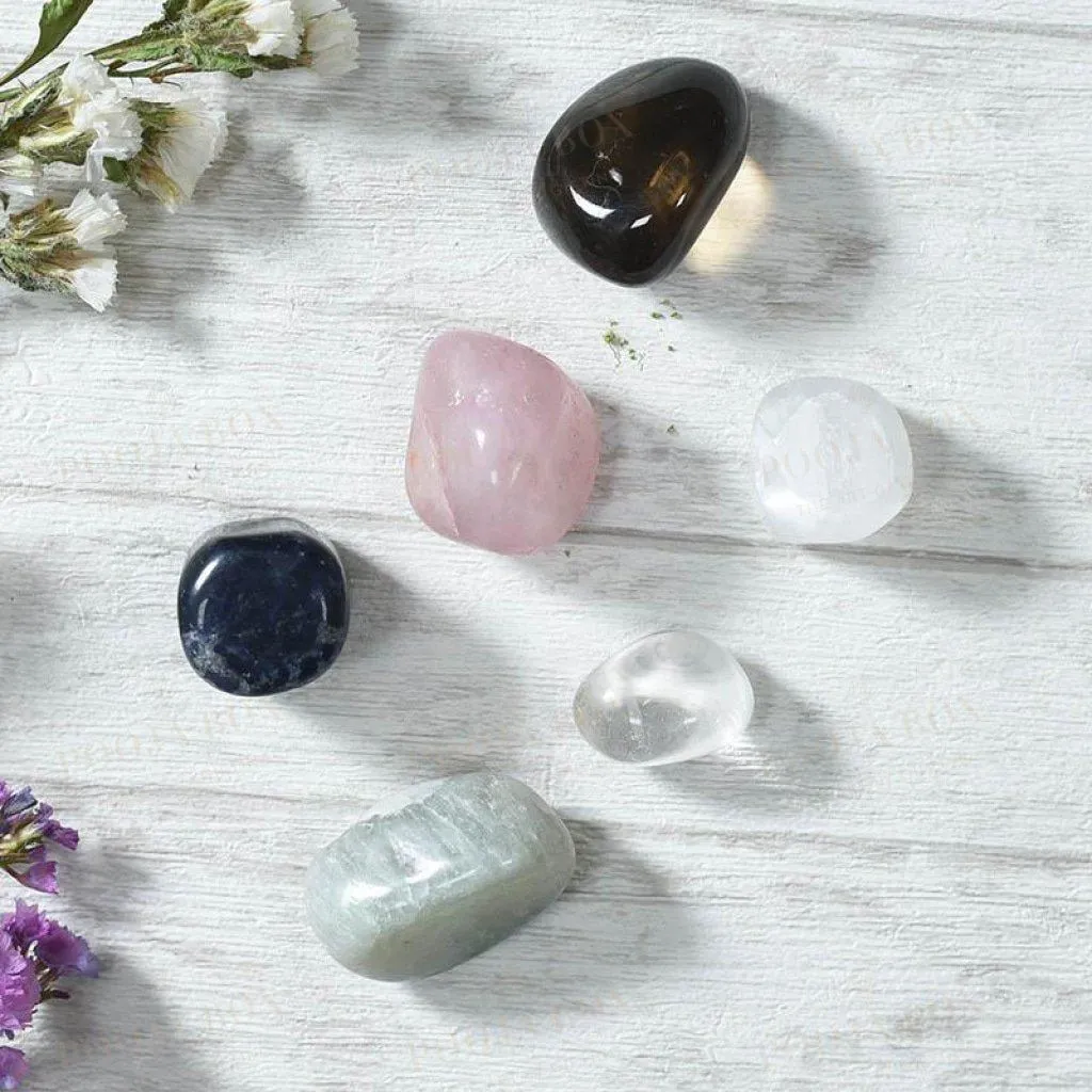 Anger Management Crystal Healing Tumble Stone Set