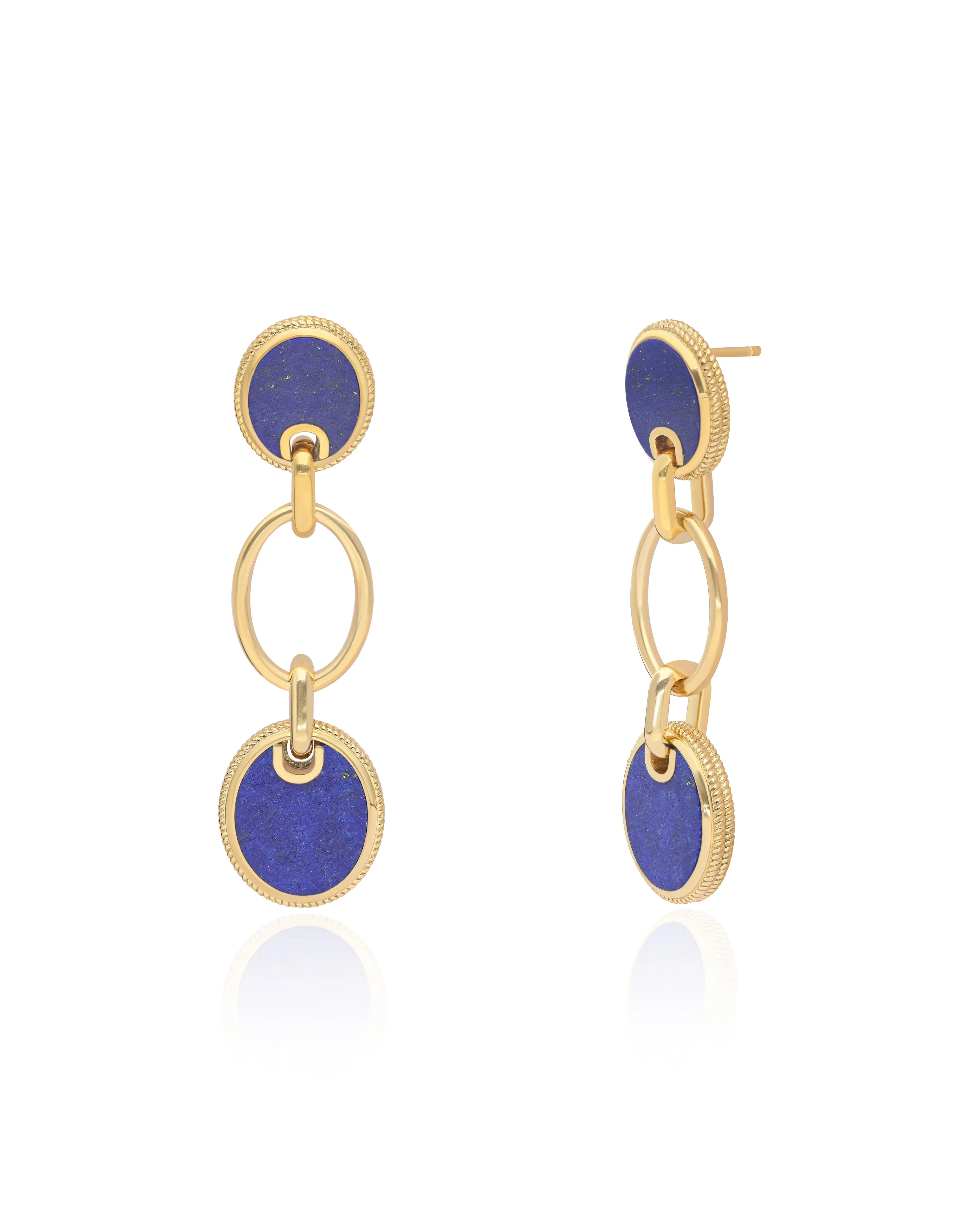 Ara Lapis Vermeil Cascade Earrings