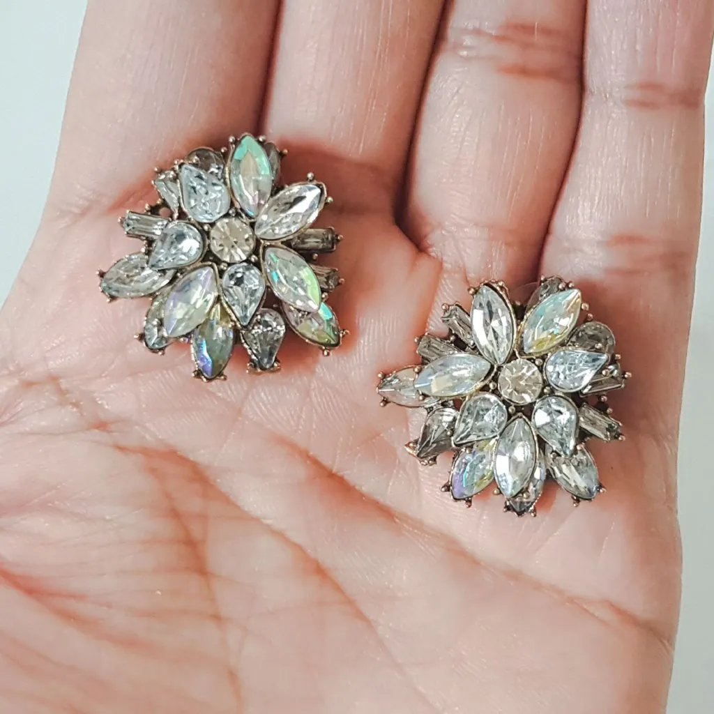 AYVA Rhinestone Stud Earrings