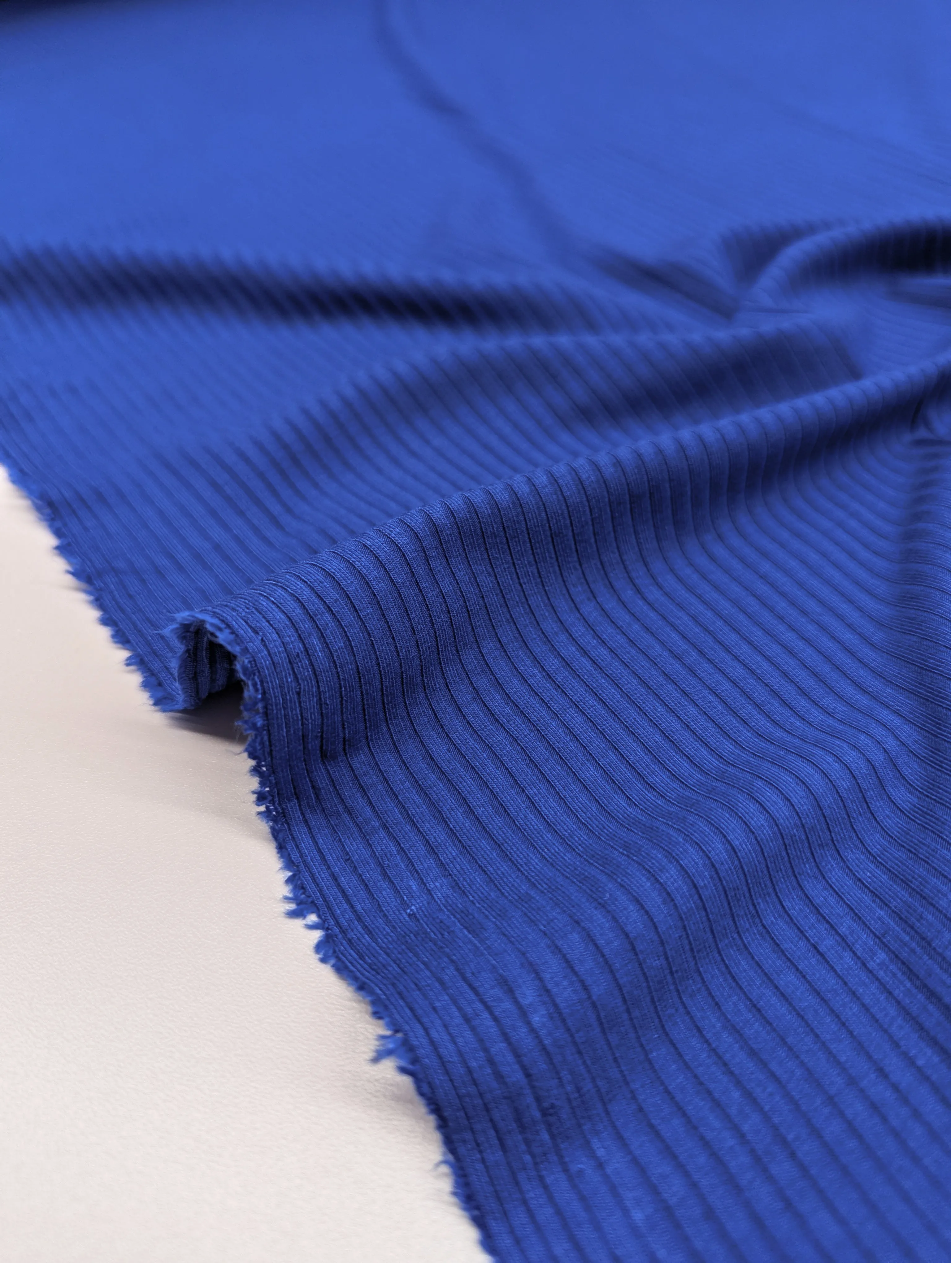 Bamboo Rib Knit - Lapis