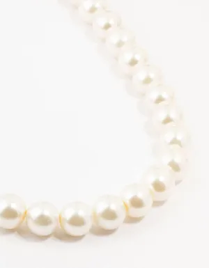 Beaded Graduating Pearl Necklace