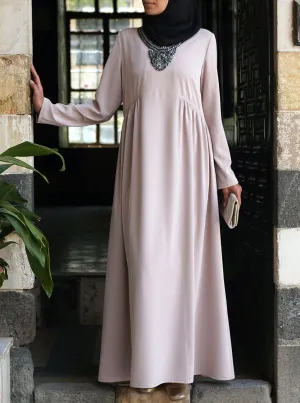 Beaded Necklace Abaya