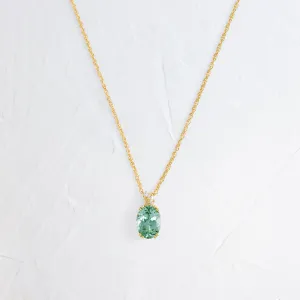 Bewilder Necklace, 0.96ct. Mint Green Tourmaline - OOS