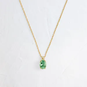 Bewilder Necklace, 1.09ct. Mint Green Tourmaline - OOS