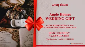 Book Wedding Gift Registry India Program with AngieHomes