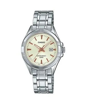 Casio Ladies' Standard Analog Silver Stainless Steel Band Watch LTP1308D-9A LTP-1308D-9A