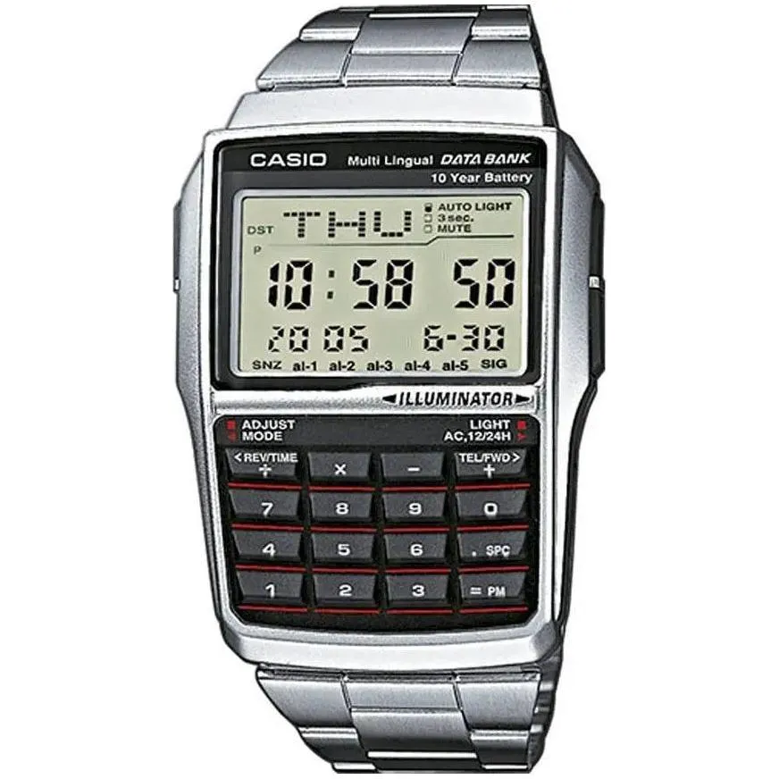 CASIO Mod. DATABANK CALCULATOR STEEL