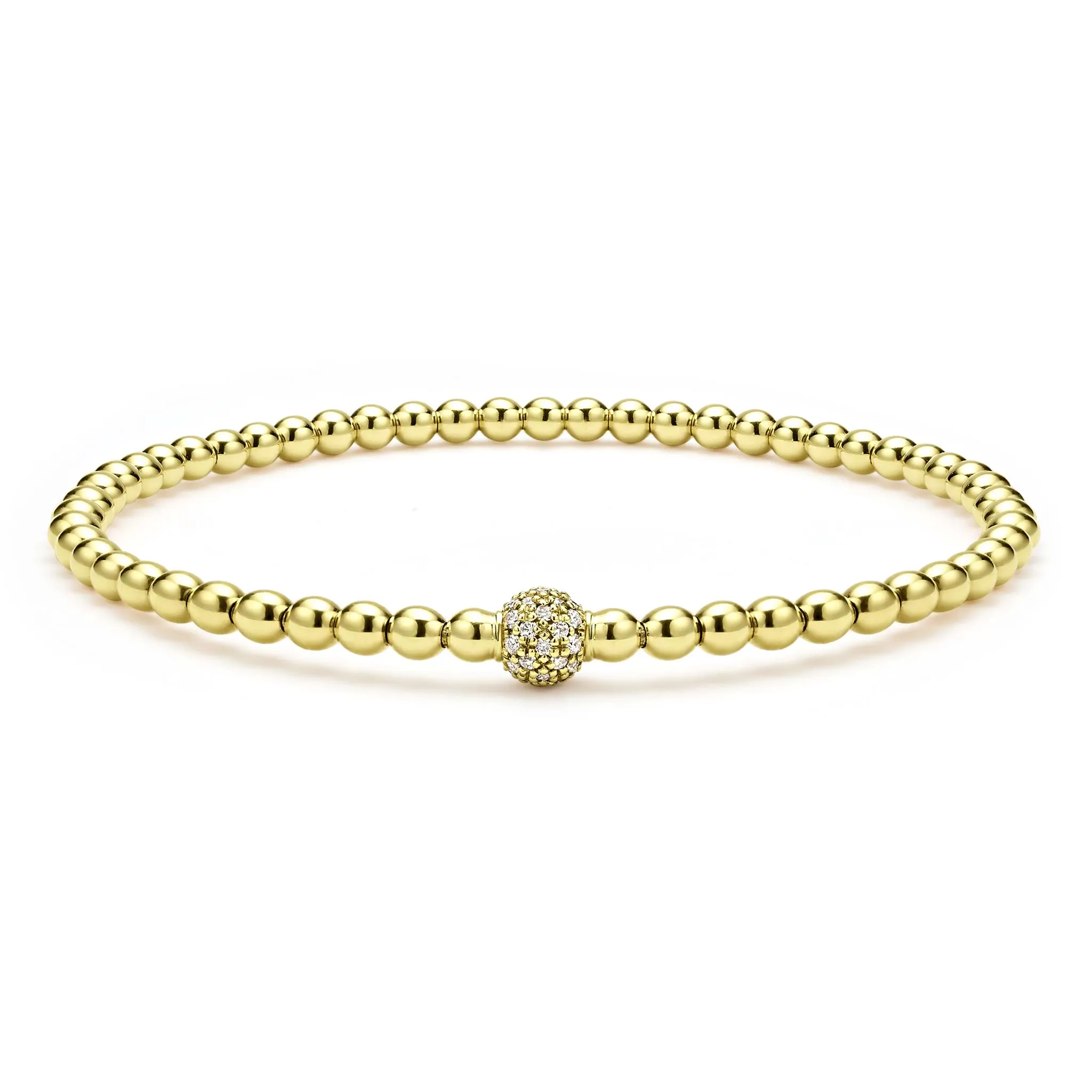 Caviar Gold 18K Gold Caviar Beaded Bracelet Gift Set