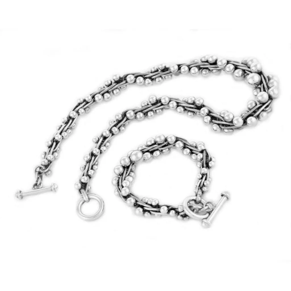 CH 153 LARGE GRADUATED SPRATLING NECKLACE