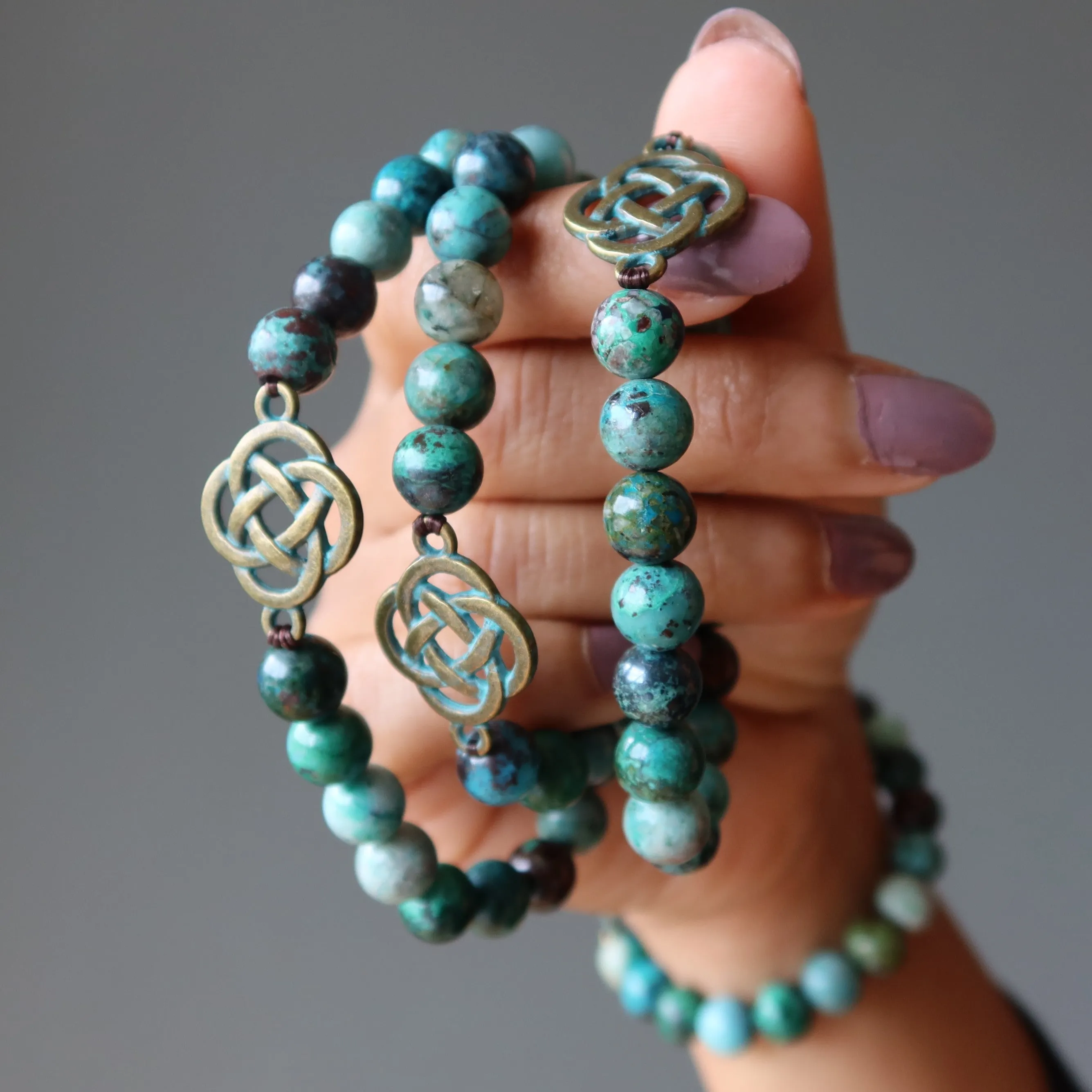 Chrysocolla Bracelet Celtic Connection