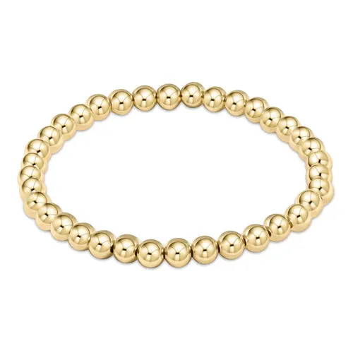 Classic gold 5mm bead bracelet