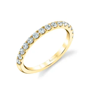 Classic Thick Wedding Band - Veronique 14k Gold Yellow