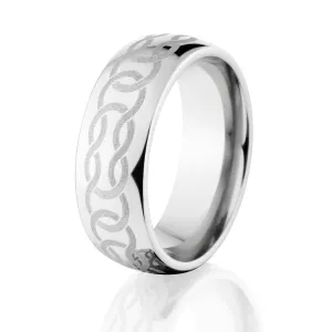 Custom Celtic Wedding Rings: Cobalt Celtic Band