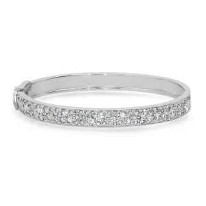 Diamond Cluster Bangle