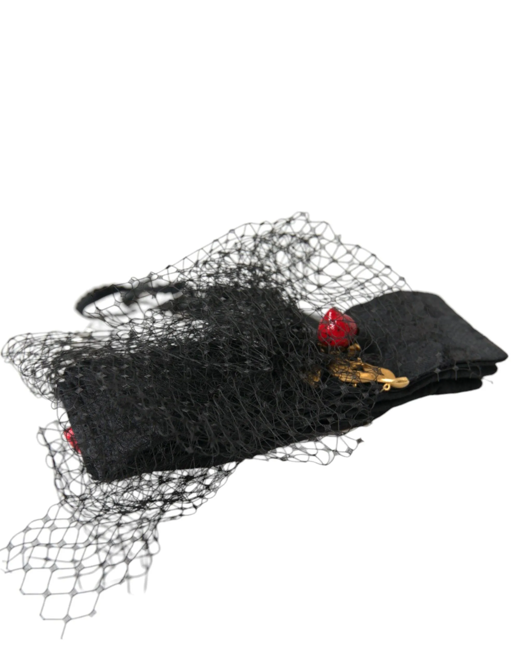 Dolce & Gabbana Sicily Crystal Mesh Net Headband Diadem