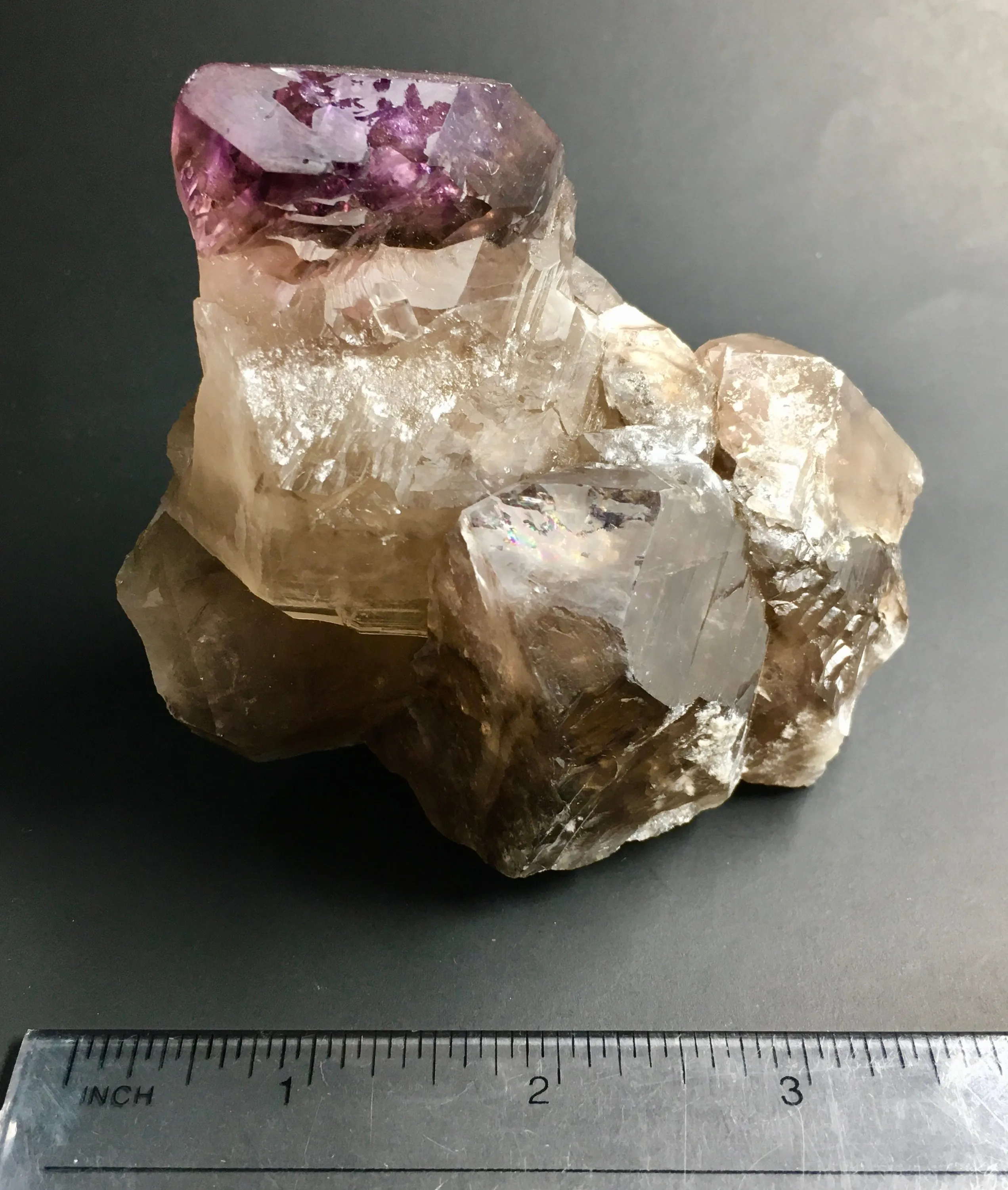 Elestial Smoky Amethyst