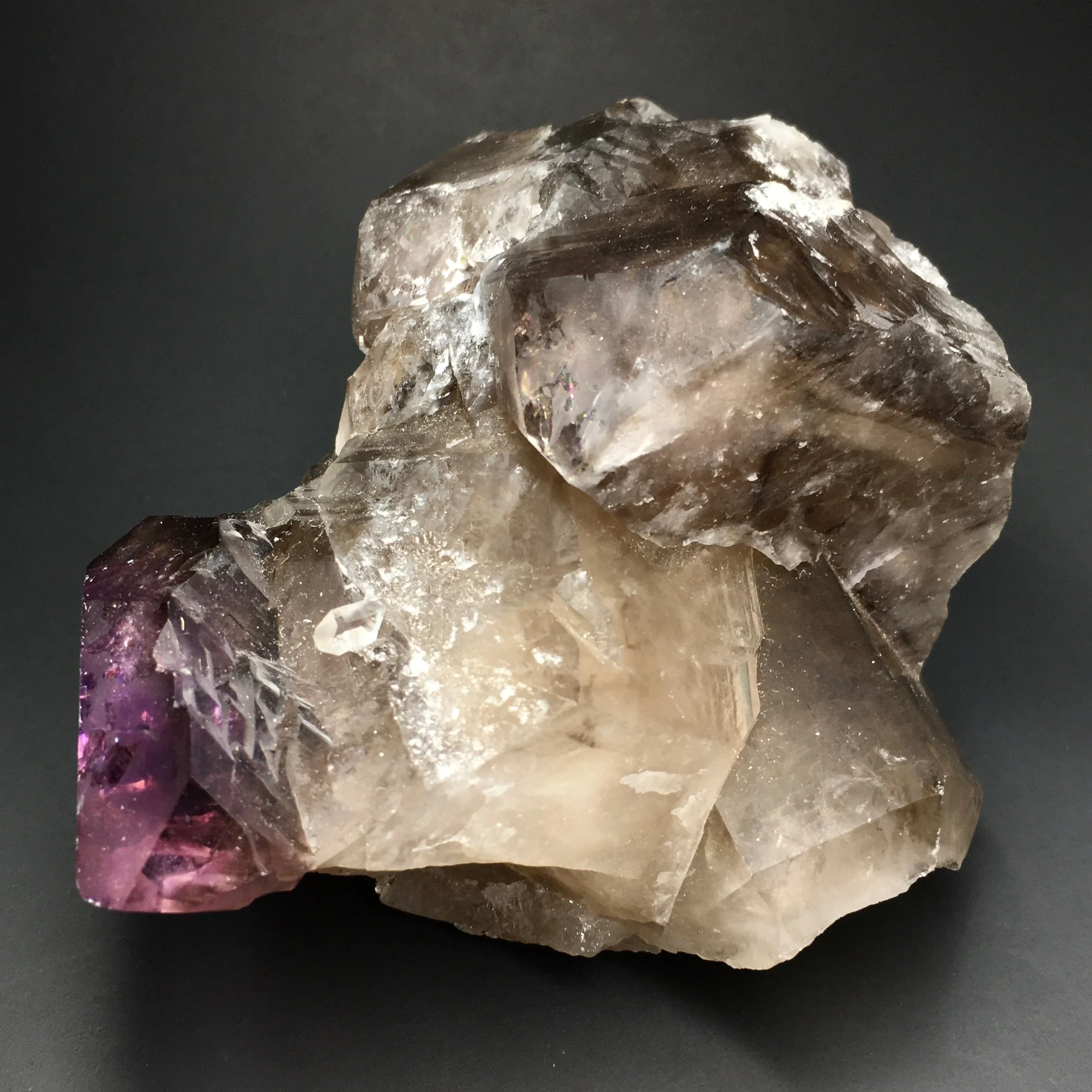 Elestial Smoky Amethyst