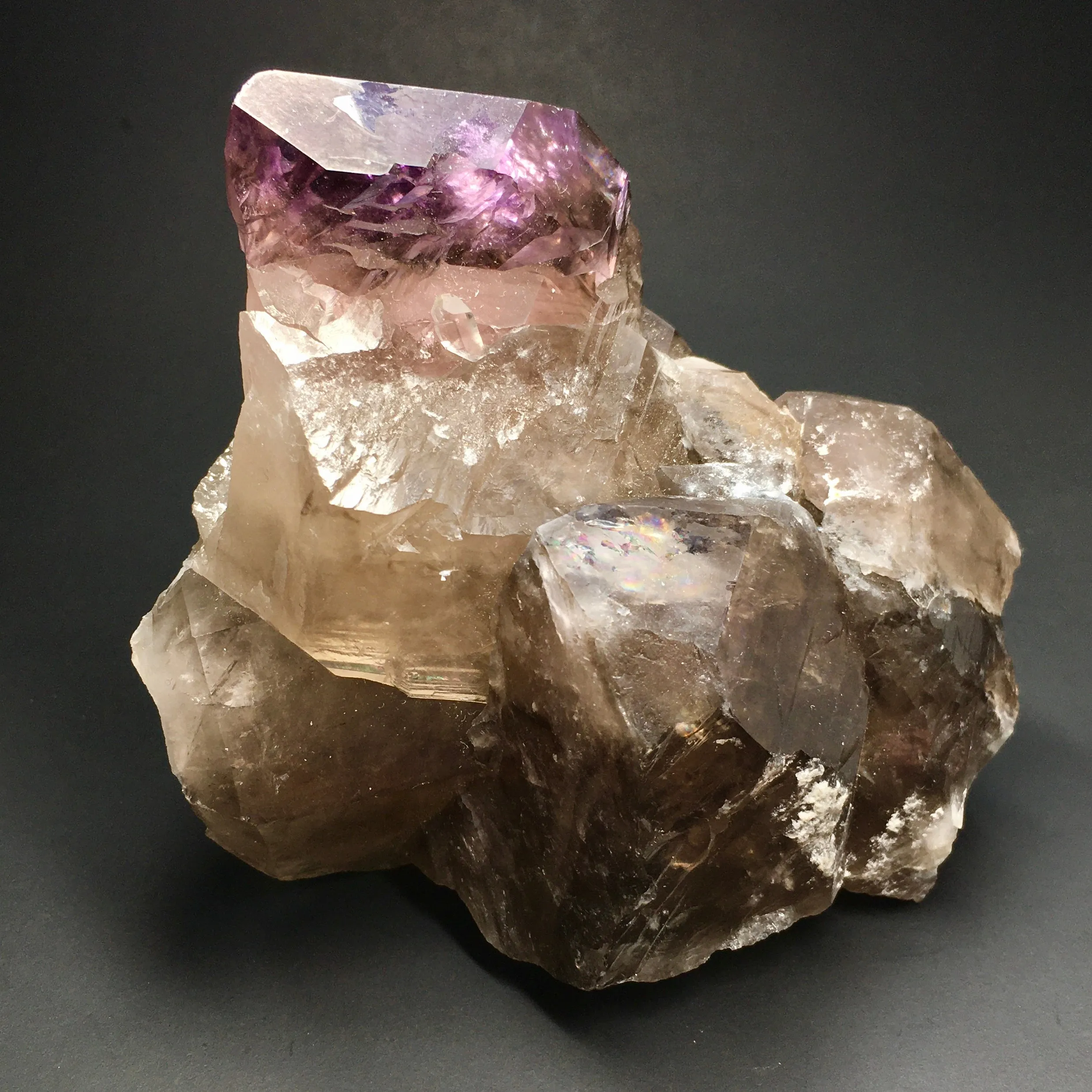 Elestial Smoky Amethyst