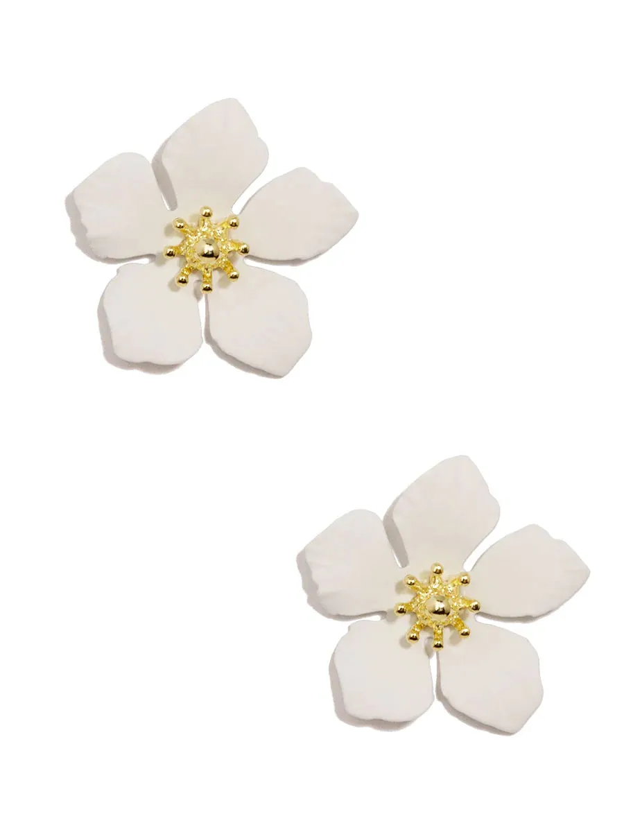 Eve Flower Stud Earring