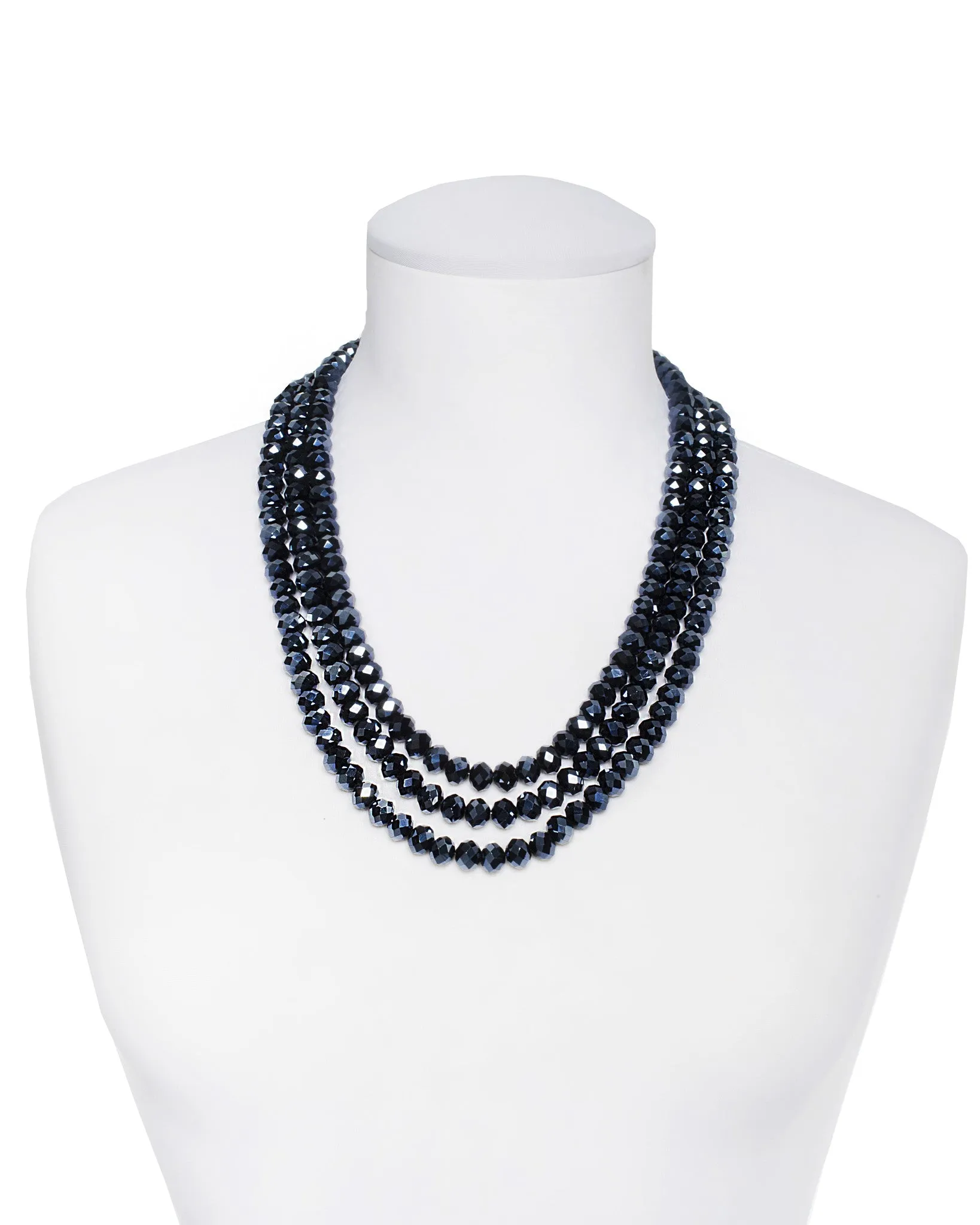 EVERYDAY SUMMER CHIC STATEMENT NECKLACE (SAPPHIRE)