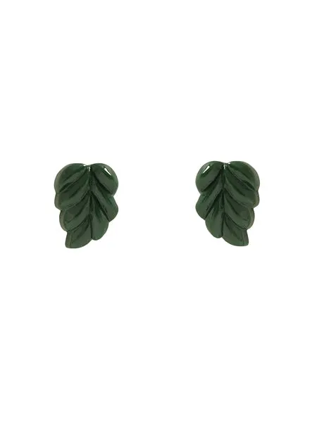 Fall leaves stud earrings by Collectif