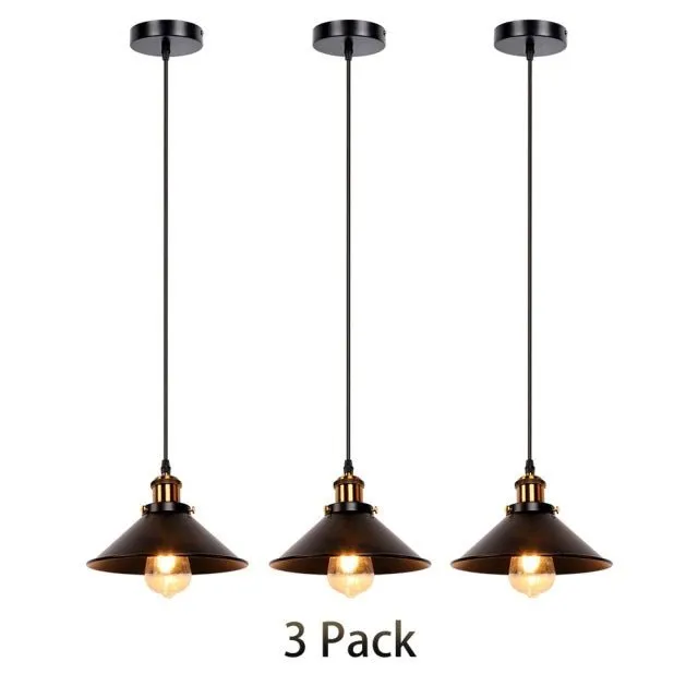 Fancy® Industrial Retro Iron Interior Decoration Pendant Light for Bedroom, Kitchen, Restaurant, Bar, Balcony