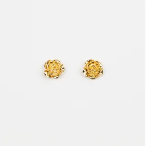 Flower Studs | Gold