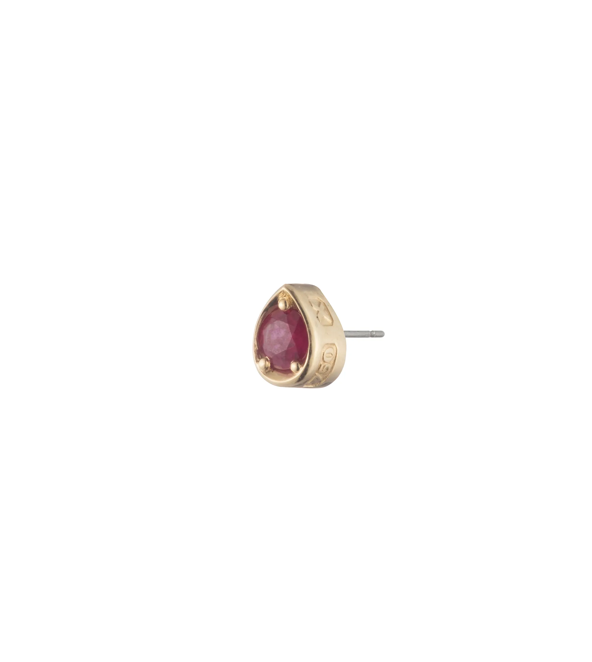 Forever & Always a Pair - Love : 0.20ct Ruby Gemstone Stud Earring