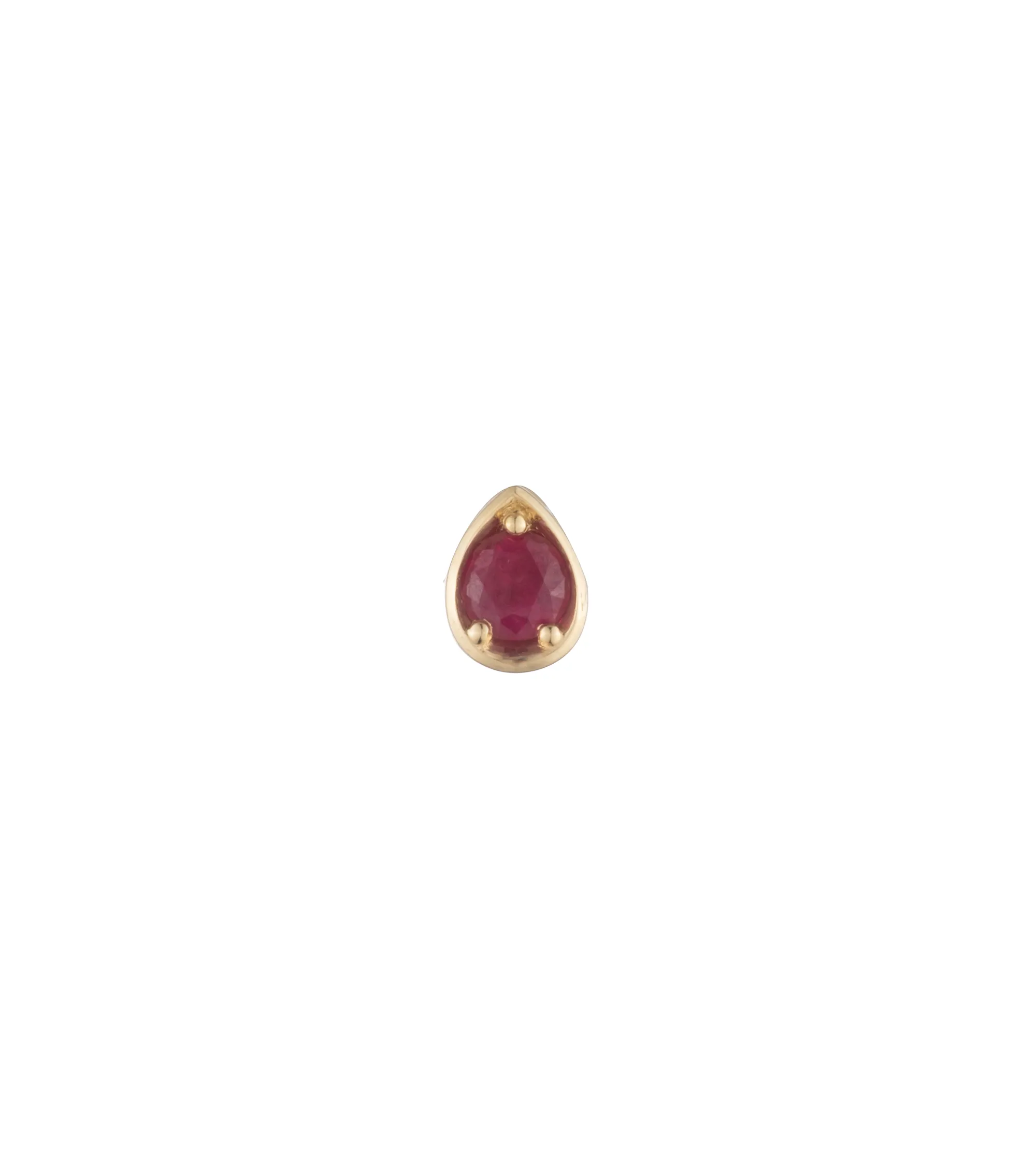 Forever & Always a Pair - Love : 0.20ct Ruby Gemstone Stud Earring