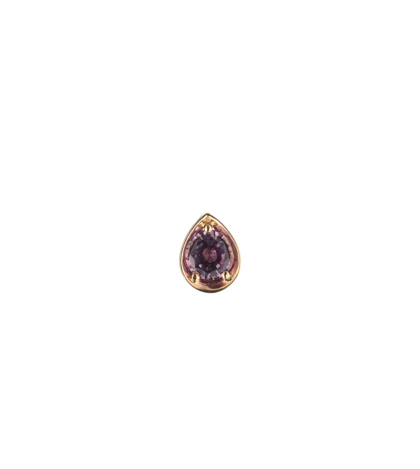 Forever & Always a Pair - Love : 0.5ct Lilac Sapphire Gemstone Stud Earring