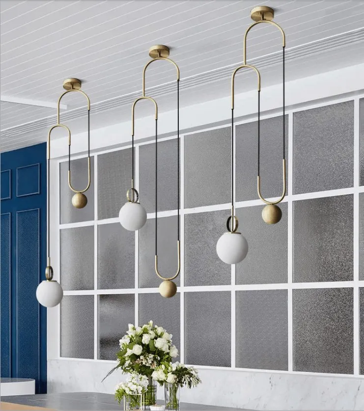 Glass Ball Pendant Lamp