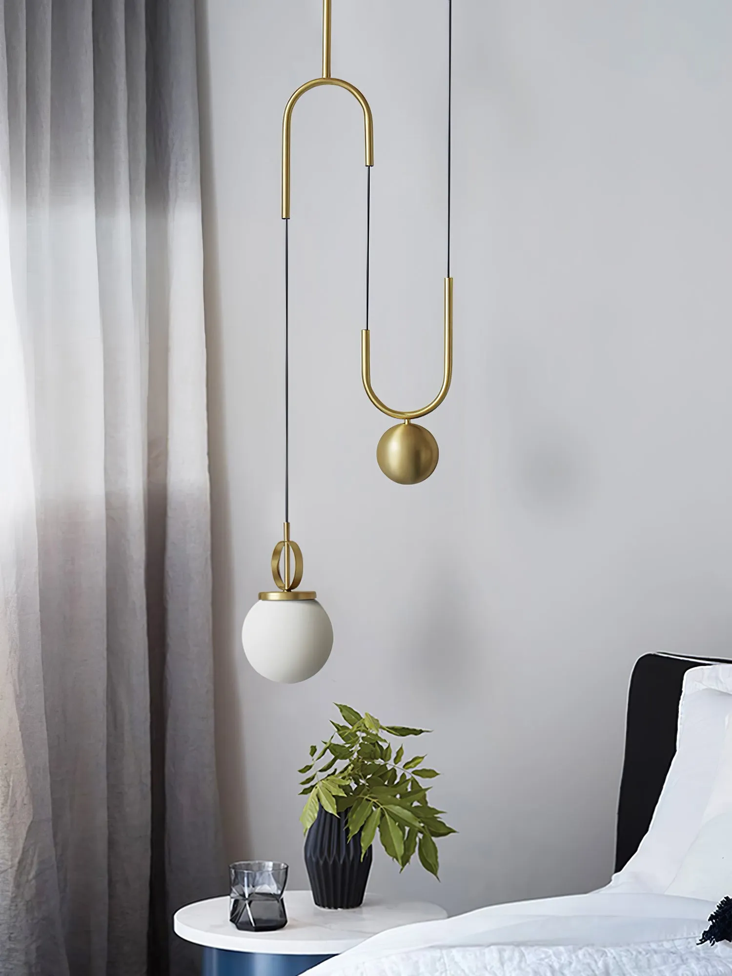 Glass Ball Pendant Lamp