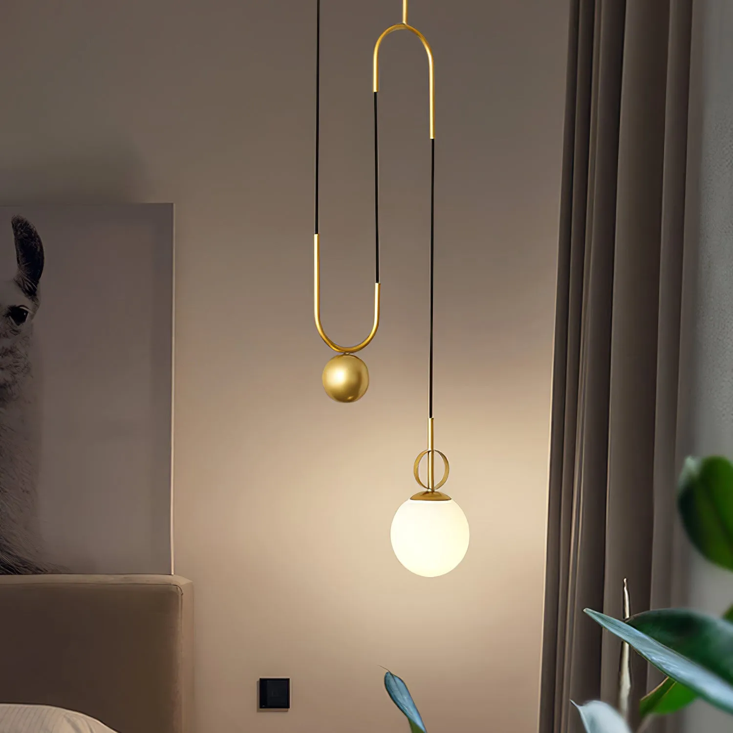 Glass Ball Pendant Lamp