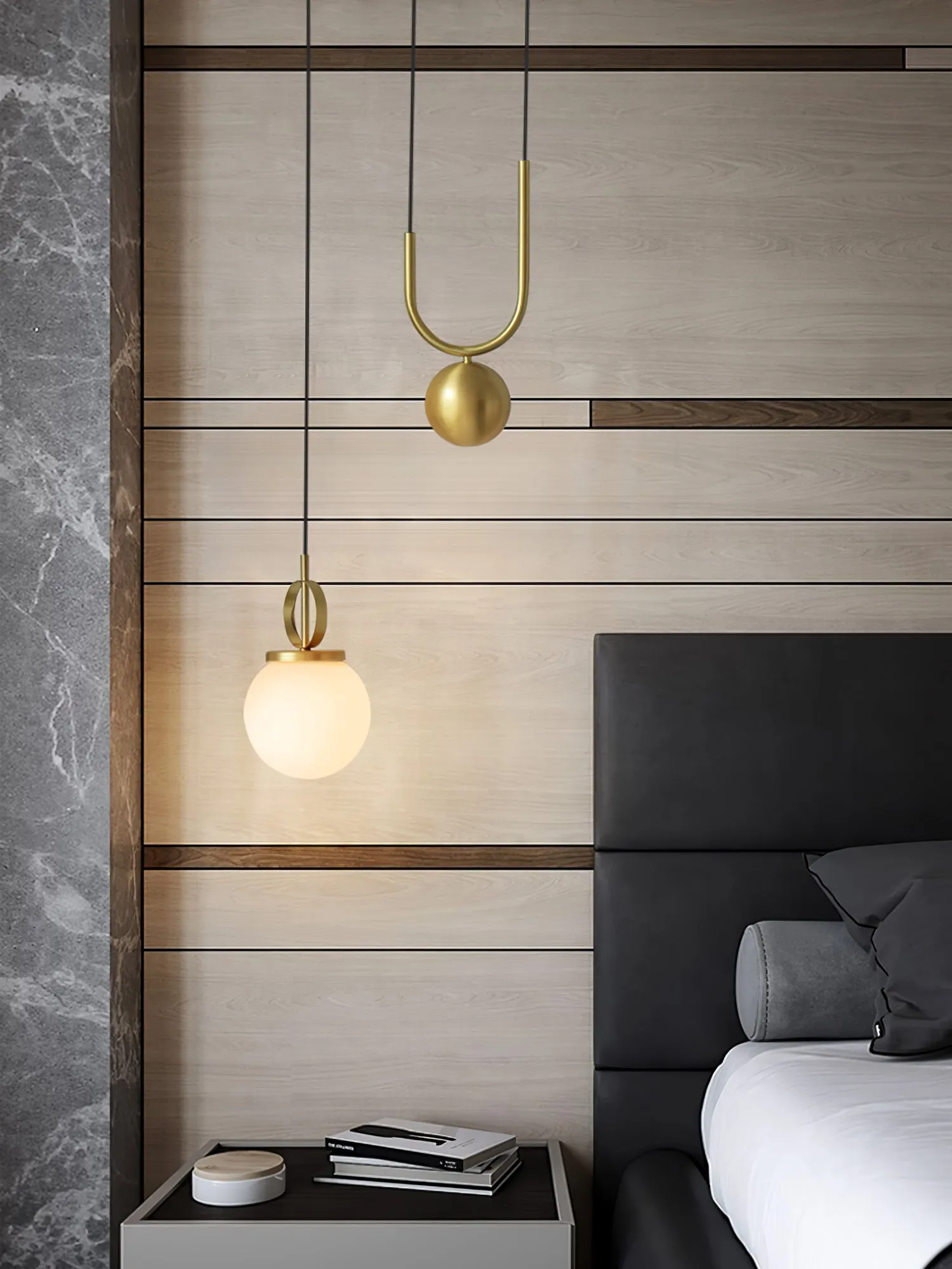 Glass Ball Pendant Lamp