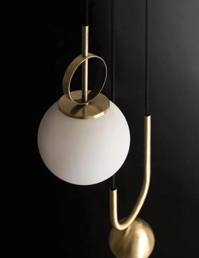 Glass Ball Pendant Lamp