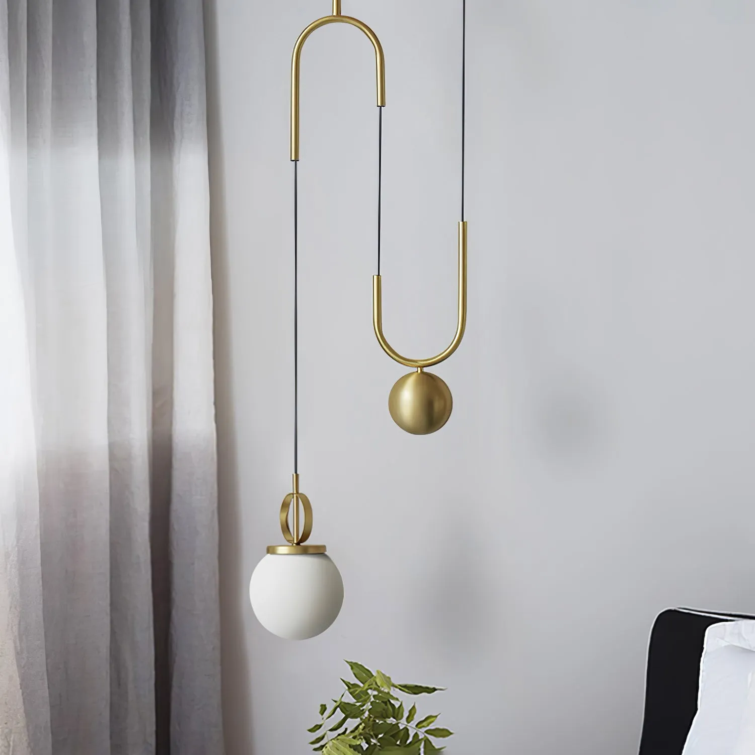 Glass Ball Pendant Lamp