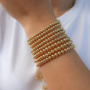 Gold Beaded Bracelet