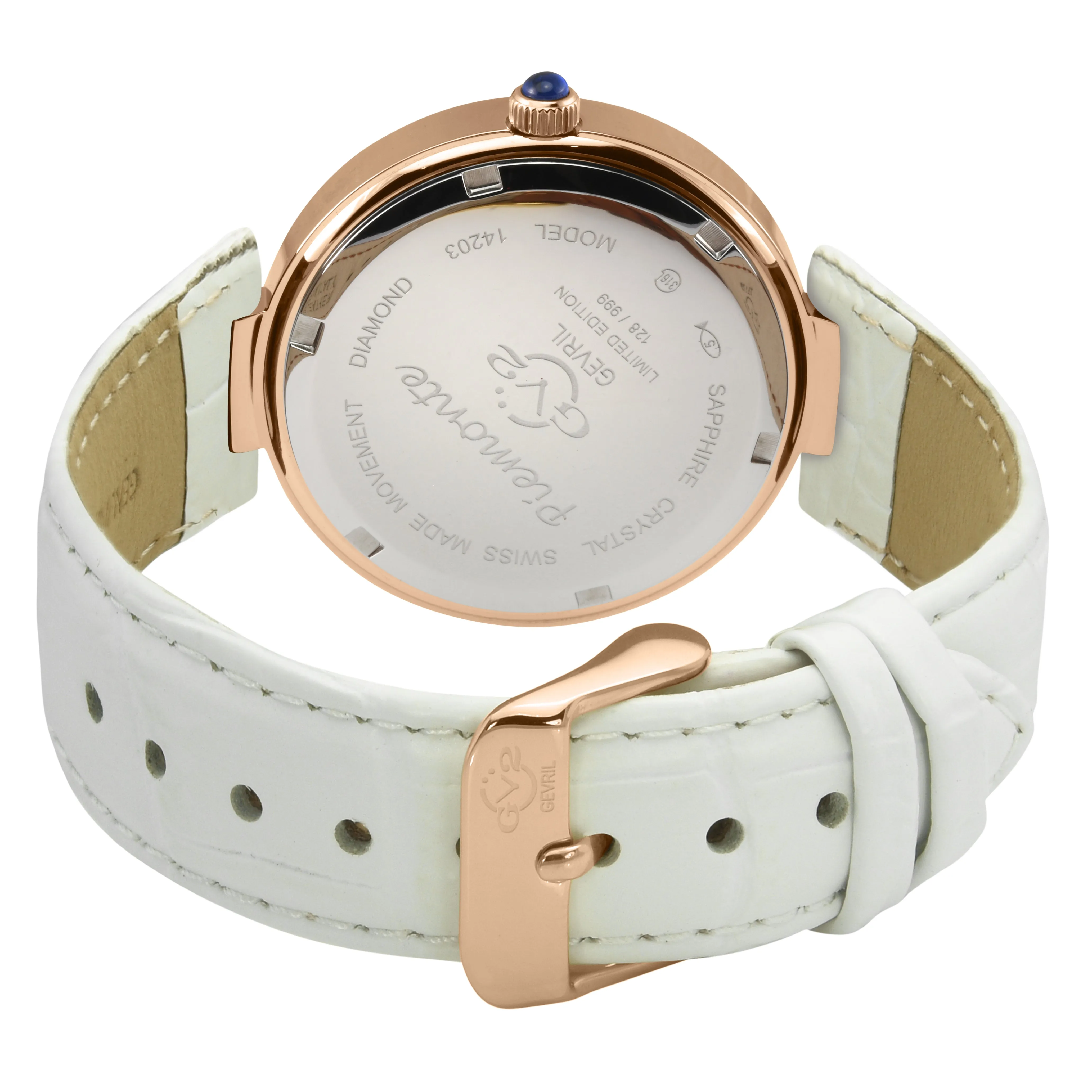 GV2 by Gevril Women's Piemonte 36mm Quartz Watch 14202-3