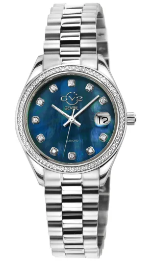 GV2 by Gevril Women's Turin 32mm Quartz Watch 12429B