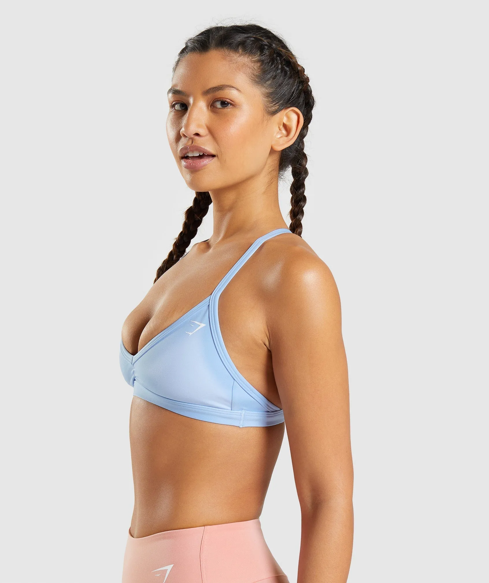 Gymshark Minimal Sports Bra - Moonstone Blue